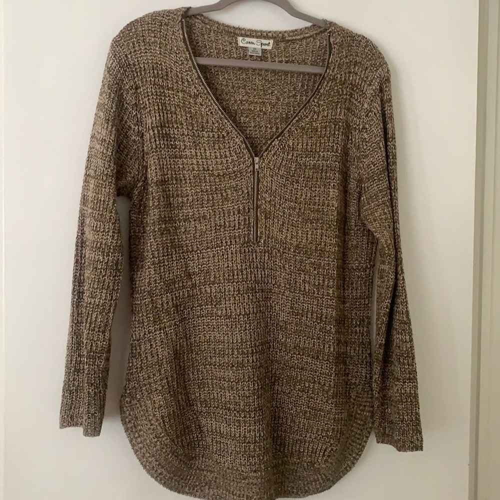 Half zip sweater